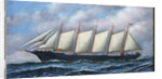 The Schooner Diria by Antonio Jacobsen