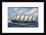 The Schooner Diria by Antonio Jacobsen