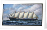The Schooner Diria by Antonio Jacobsen