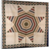 A rising star design coverlet by Anonymous