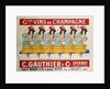 Gds Vins de Champagne poster by Casimir Brau