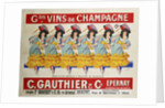 Gds Vins de Champagne poster by Casimir Brau