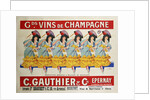 Gds Vins de Champagne poster by Casimir Brau