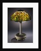 Tiffany Studios 'Daffodil' leaded glass and bronze table lamp by Anonymous