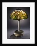 Tiffany Studios 'Daffodil' leaded glass and bronze table lamp by Anonymous
