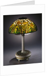 Tiffany Studios 'Daffodil' leaded glass and bronze table lamp by Anonymous