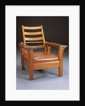 L. & J.G. Stickley Company oak Morris chair by Anonymous