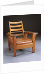 L. & J.G. Stickley Company oak Morris chair by Anonymous