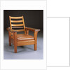 L. & J.G. Stickley Company oak Morris chair by Anonymous