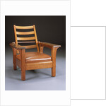 L. & J.G. Stickley Company oak Morris chair by Anonymous