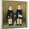 Joseph and Edwin with Their Pets by Anonymous