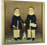 Joseph and Edwin with Their Pets by Anonymous