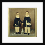 Joseph and Edwin with Their Pets by Anonymous