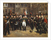 The Farewells of Fontainebleau, 20 April 1814 by Emile Jean Horace Vernet