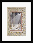 Mughal School painting of Noble with Attendants by Anonymous