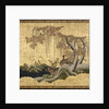 Ducks, one of a pair of two-panel screens by Anonymous