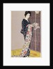 Young woman in a summer kimono by Hashiguchi Goyo