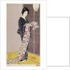 Young woman in a summer kimono by Hashiguchi Goyo