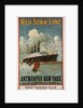 Red Star Line, Antwerpen-New York poster by Anonymous