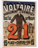 A Voltaire poster by Jules Cheret