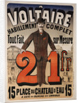 A Voltaire poster by Jules Cheret