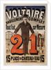 A Voltaire poster by Jules Cheret