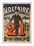 A Voltaire poster by Jules Cheret