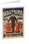 A Voltaire poster by Jules Cheret