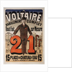 A Voltaire poster by Jules Cheret