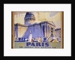 Paris Short Sea Routes poster by Frederick Griffin