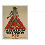 Ausstellung Secession 1918 poster by Anonymous