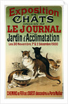 Exposition de Chats poster by Alfred Roedel