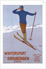 Wintersport in Graubunden poster by Walter Koch