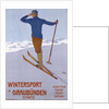 Wintersport in Graubunden poster by Walter Koch