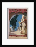 Blue Star Line, Mediterranean Cruises poster by Maurice Randall