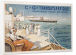 Cie. Gle. Transatlantique poster by Ernest Louis Lessieux