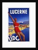 Lucerne Lido poster by Albert Solbach