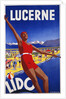Lucerne Lido poster by Albert Solbach