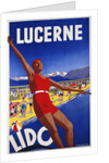 Lucerne Lido poster by Albert Solbach