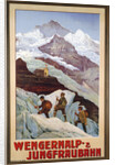 Wengernalp- & Jungfraubahn poster by Anton Reckziegel