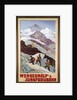 Wengernalp- & Jungfraubahn poster by Anton Reckziegel