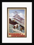 Wengernalp- & Jungfraubahn poster by Anton Reckziegel