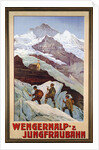 Wengernalp- & Jungfraubahn poster by Anton Reckziegel