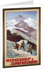 Wengernalp- & Jungfraubahn poster by Anton Reckziegel