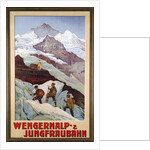 Wengernalp- & Jungfraubahn poster by Anton Reckziegel