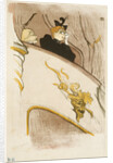 The Box at the Mascaron Dore by Henri de Toulouse-Lautrec