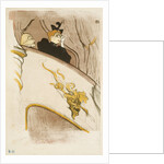 The Box at the Mascaron Dore by Henri de Toulouse-Lautrec