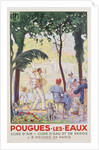 Pougues-Les-Eaux poster by F Jonas