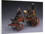 Horse-drawn live steam fire pumper by Anonymous