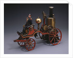 Horse-drawn live steam fire pumper by Anonymous
